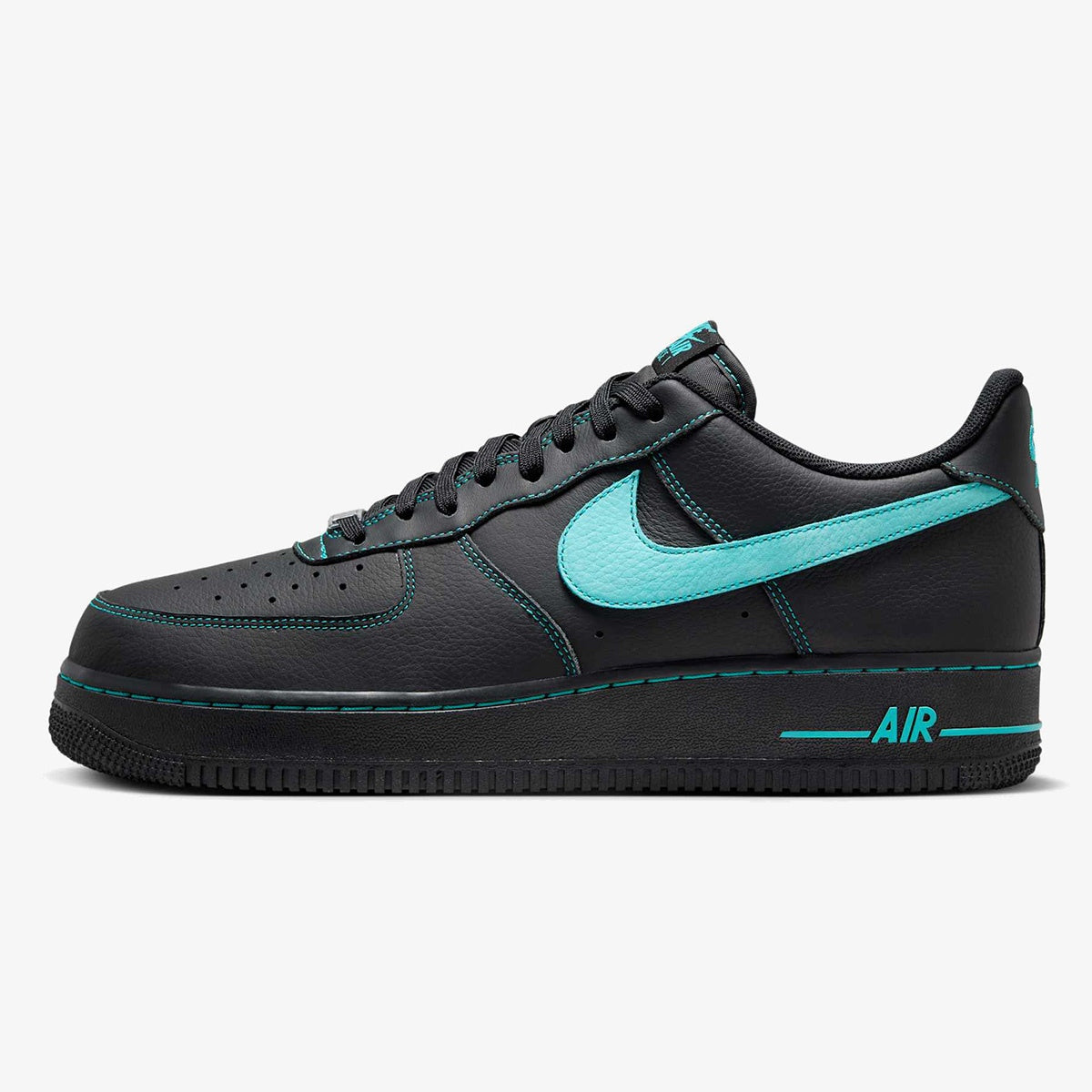 air force 1 un-tiffany - Black and Dusty Cactus AF1 '07 LV8 sneaker with bright Swoosh accents