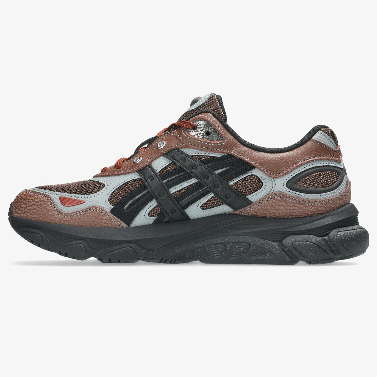 hal studios asics gel-nyc 2.0 - Brown, black, and red HAL STUDIOS ASICS Gel-NYC lifestyle sneaker