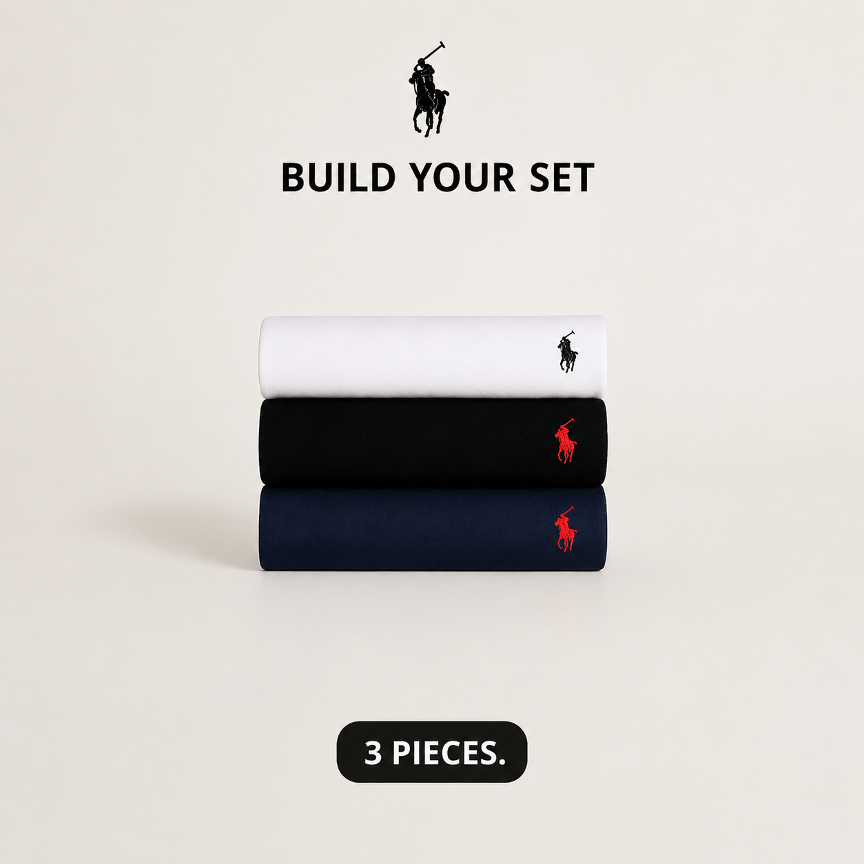 3-Piece Premium Basic T-Shirt Set