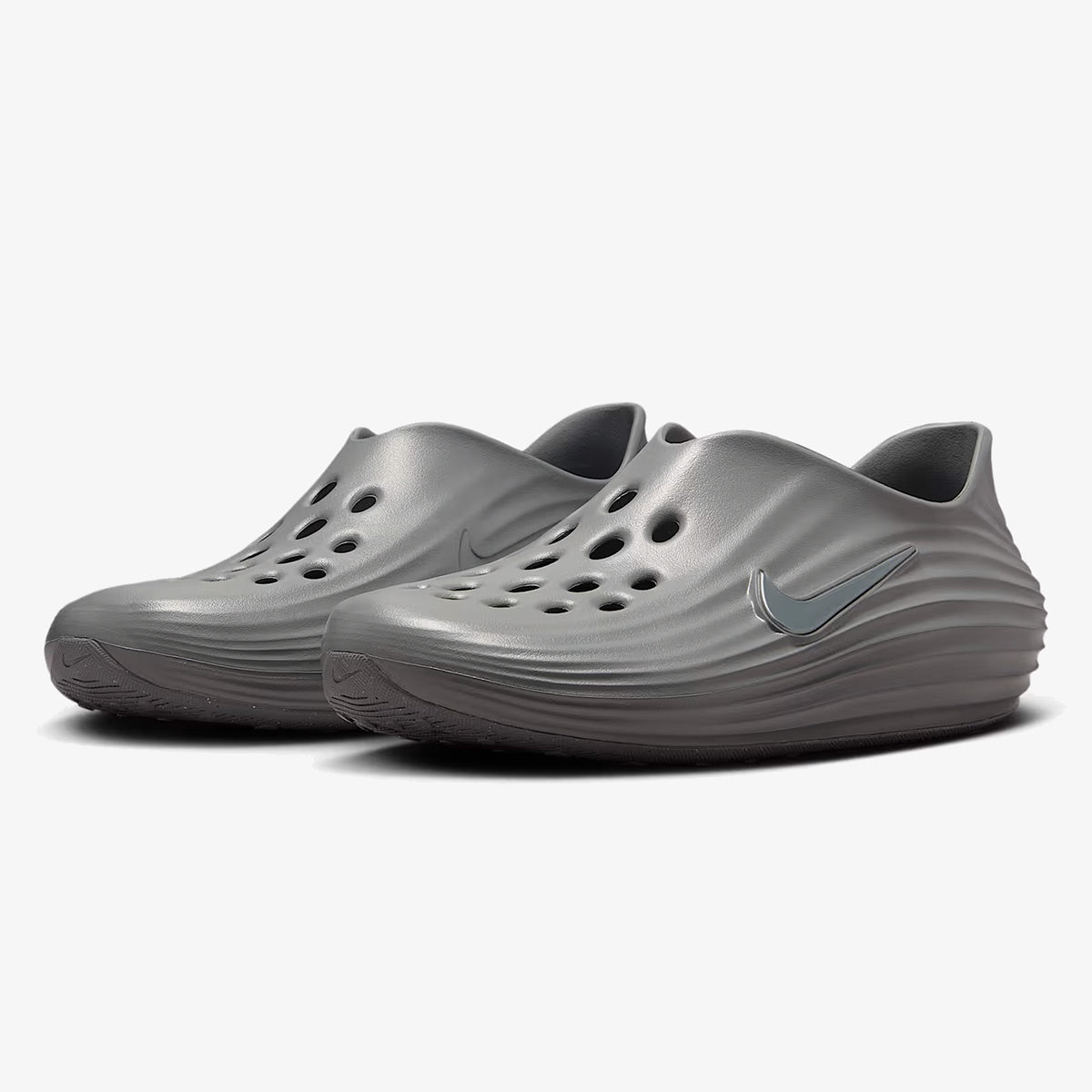 smoke grey recovery shoe - Side product view