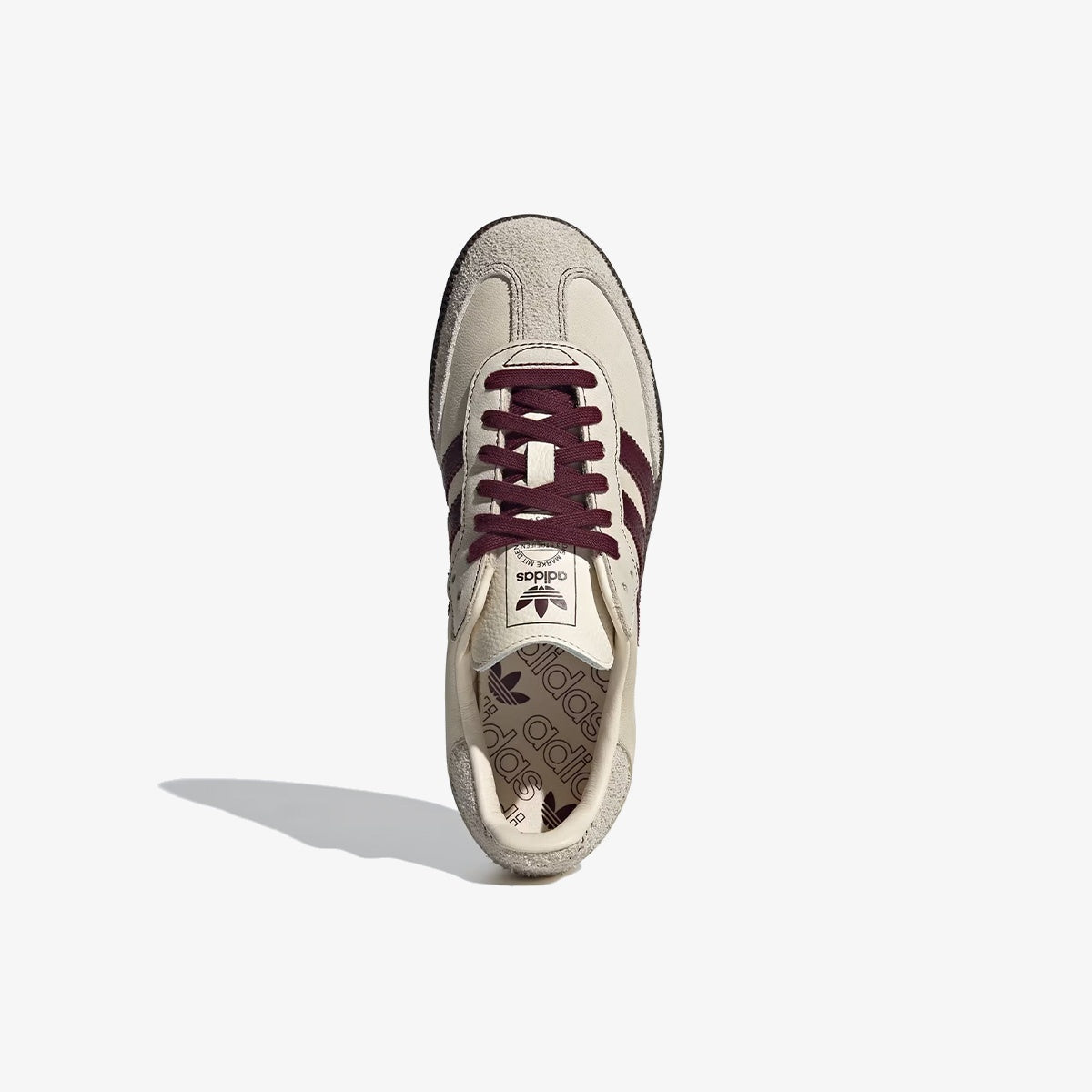 Wmns Adidas Samba OG ‘Wonder White Maroon’