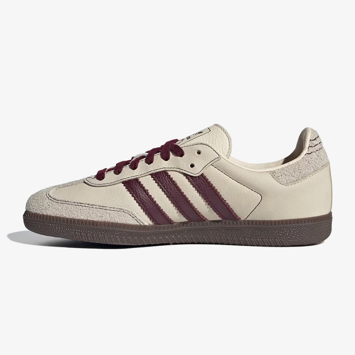 Wmns Adidas Samba OG ‘Wonder White Maroon’