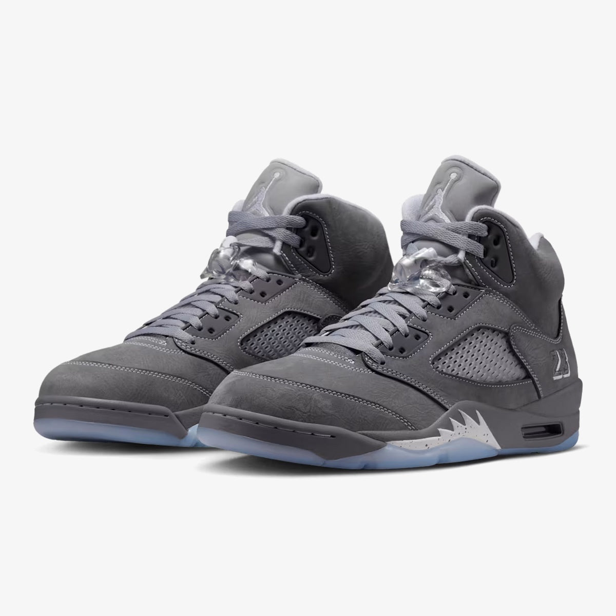 light graphite jordan 5 - Side product view