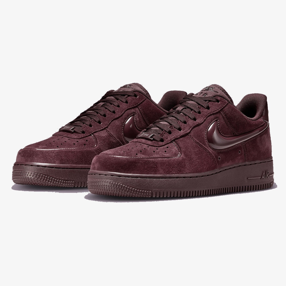 wmns air force 1 low burgundy crush - Side product view