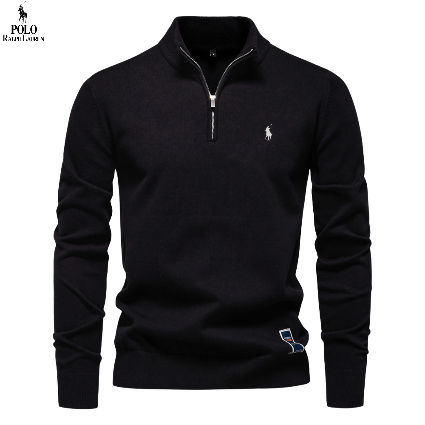 Herren Strickpullover mit Reißverschluss