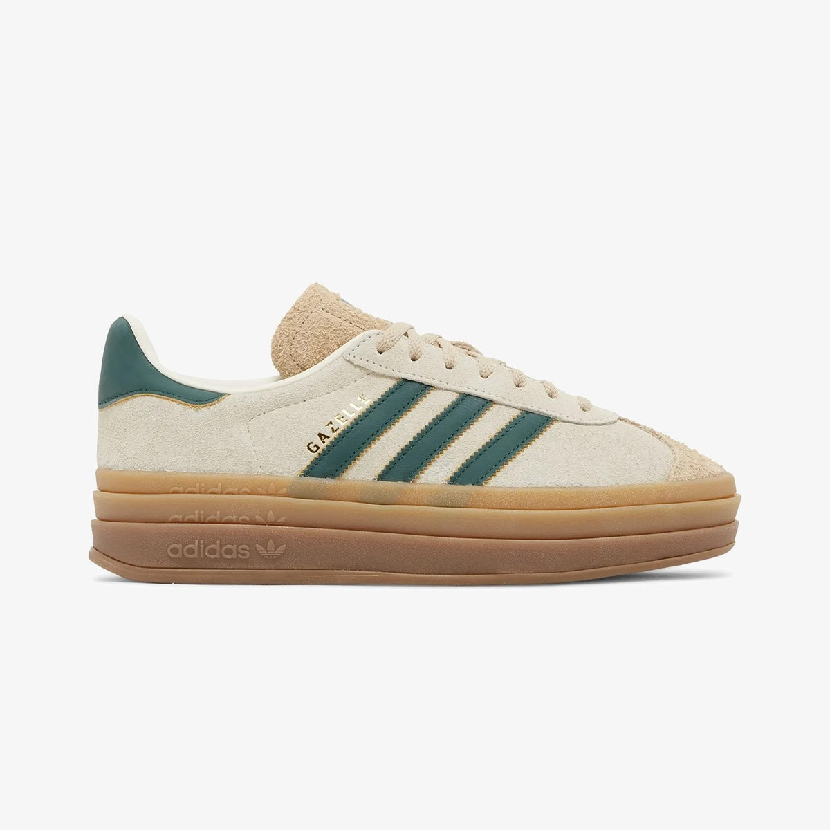 Wmns Adidas Gazelle Bold ‘Cream Collegiate Green’