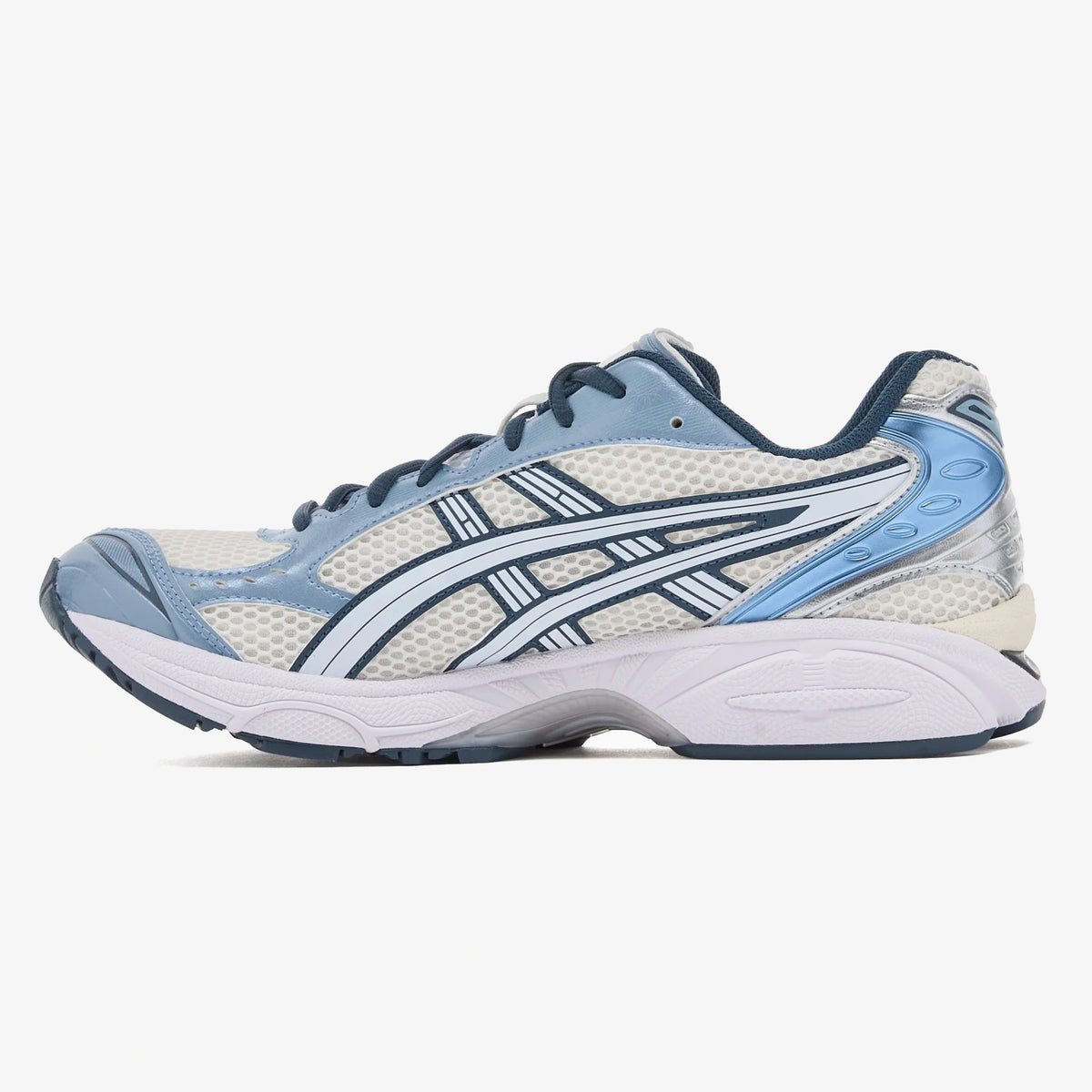Gel-Kayano 14 Cream Raw Indigo sneaker with layered technical upper