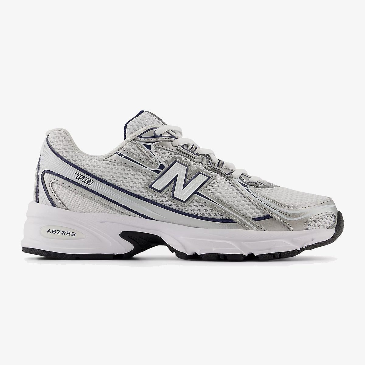new balance 740 white navy - Alternate product view