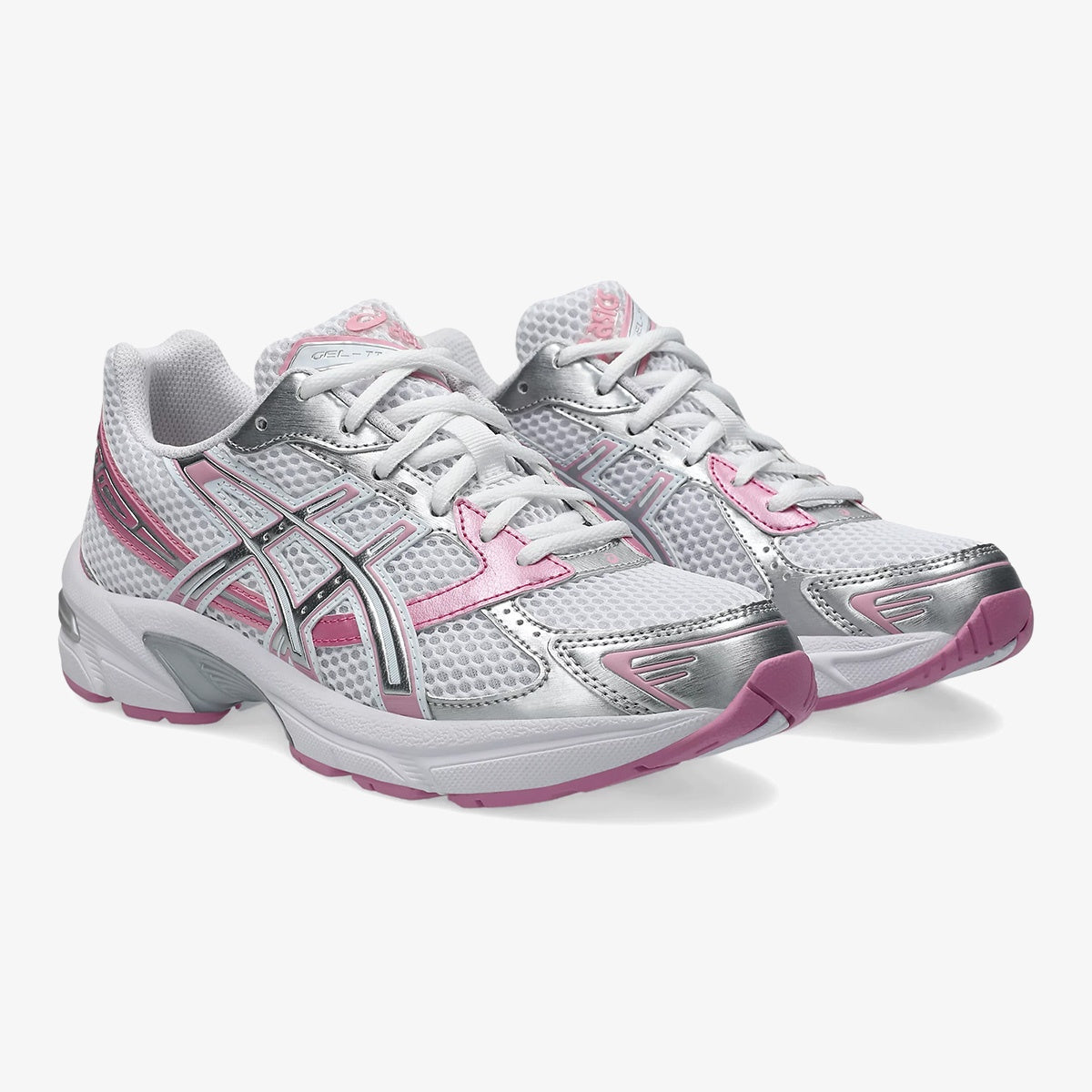 asics pink silver runner - Side product view