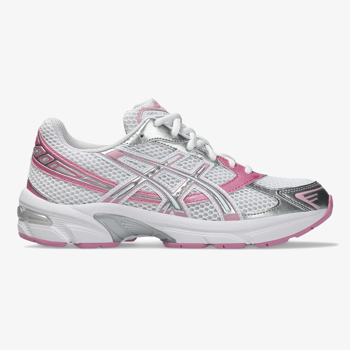 white silver pink sneaker - Alternate product view