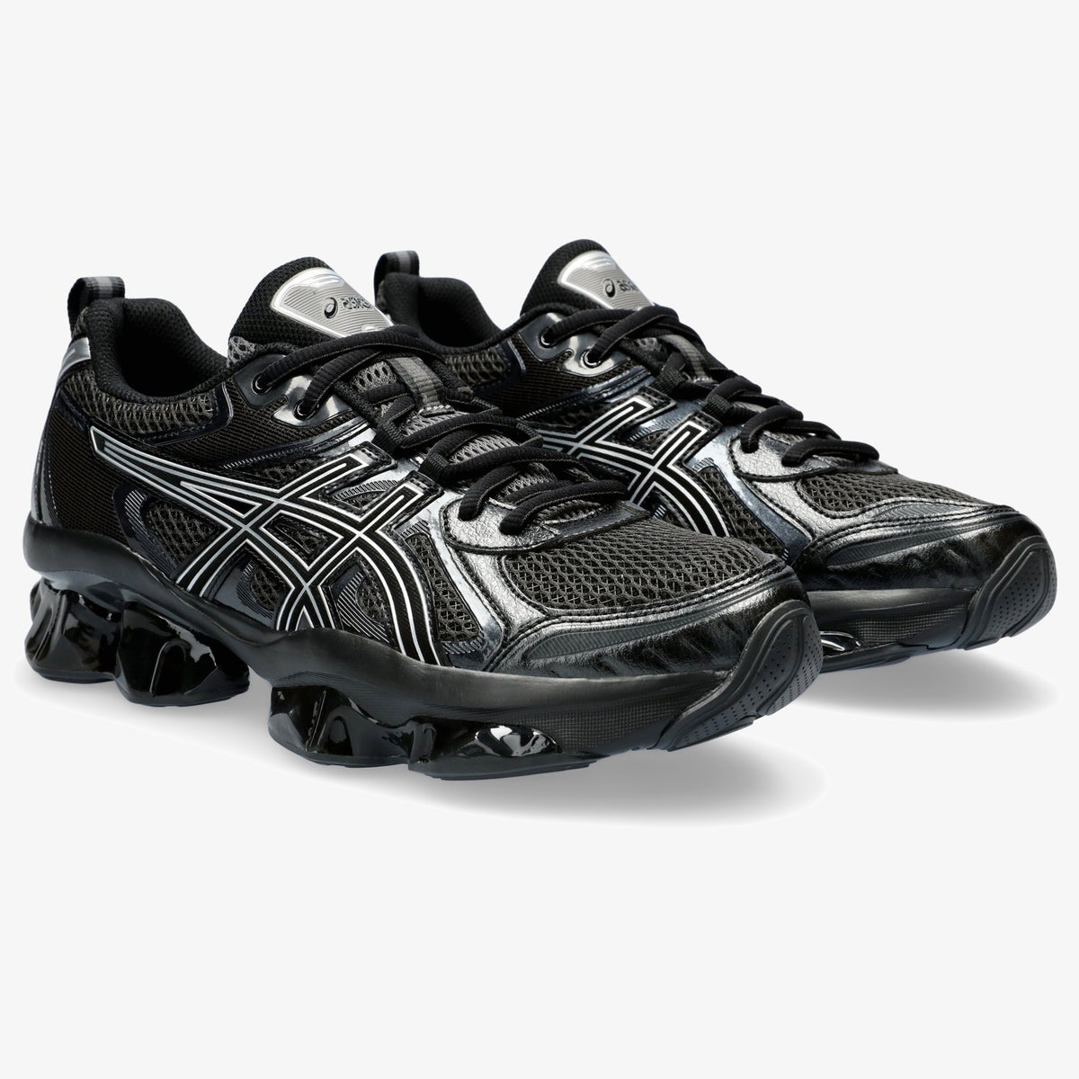 graphite grey black sneakers - Side product view