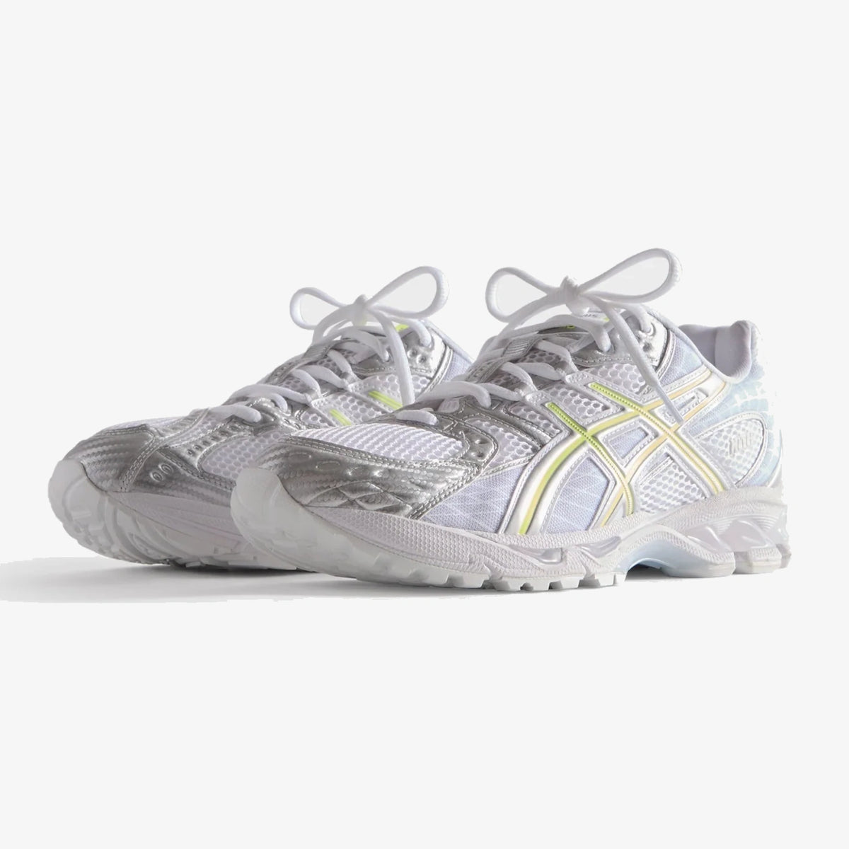 white pure silver asics - Side product view