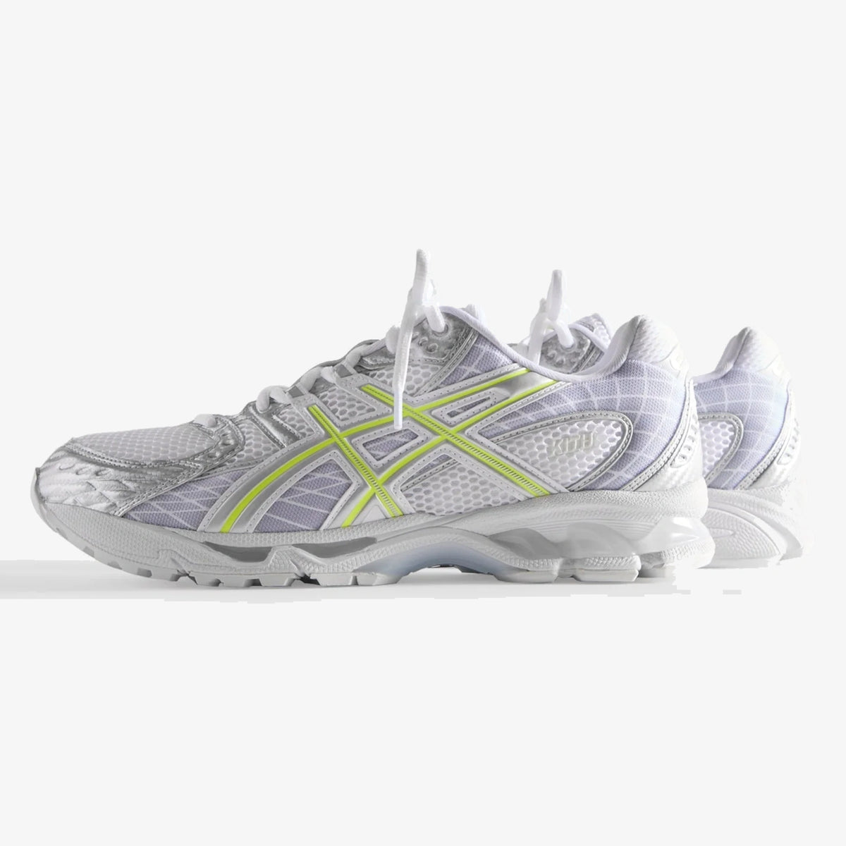 kith asics gel nimbus 10.1 - White and pure silver Kith ASICS Gel Nimbus lifestyle sneaker