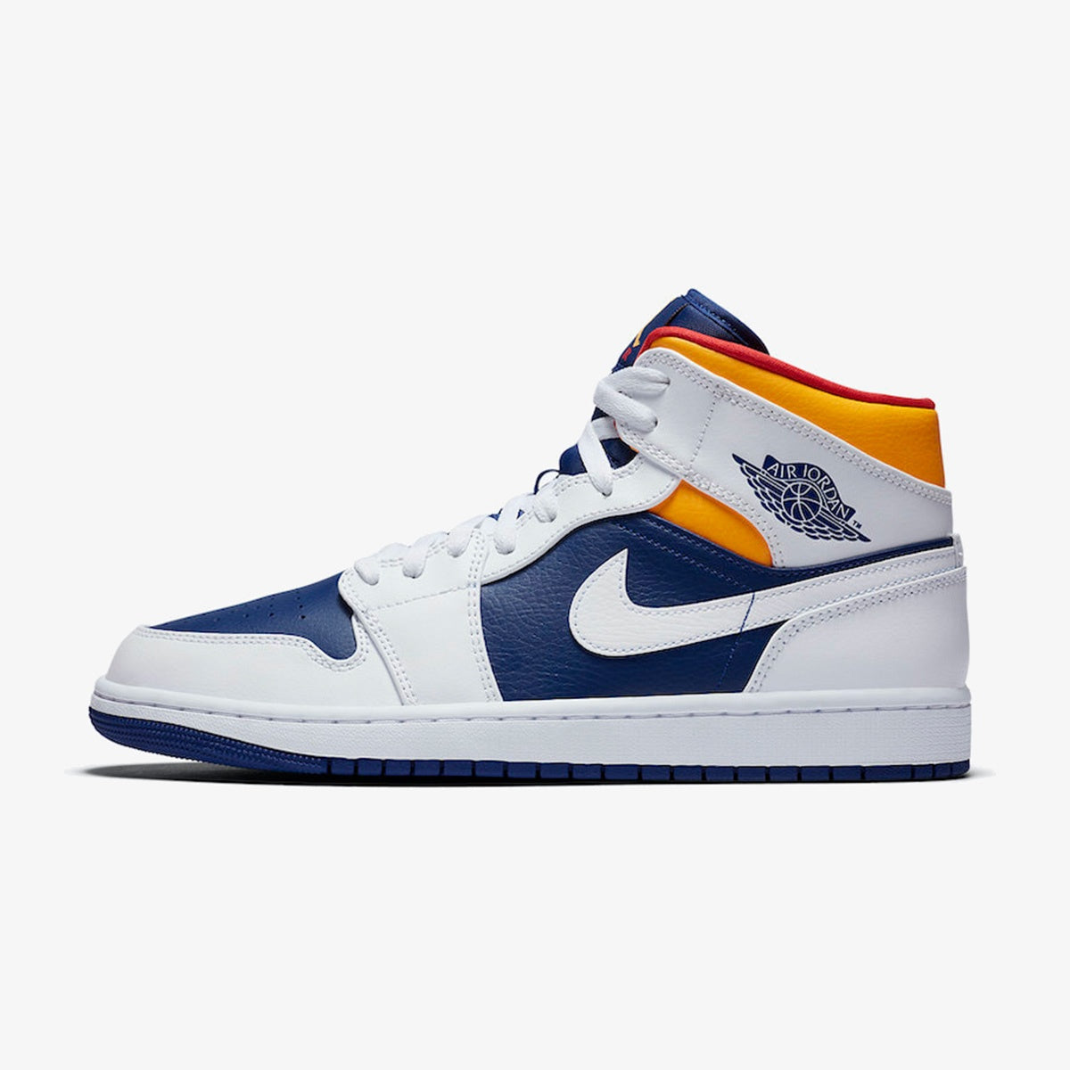 Air Jordan 1 Mid ‘White Deep Royal Blue’