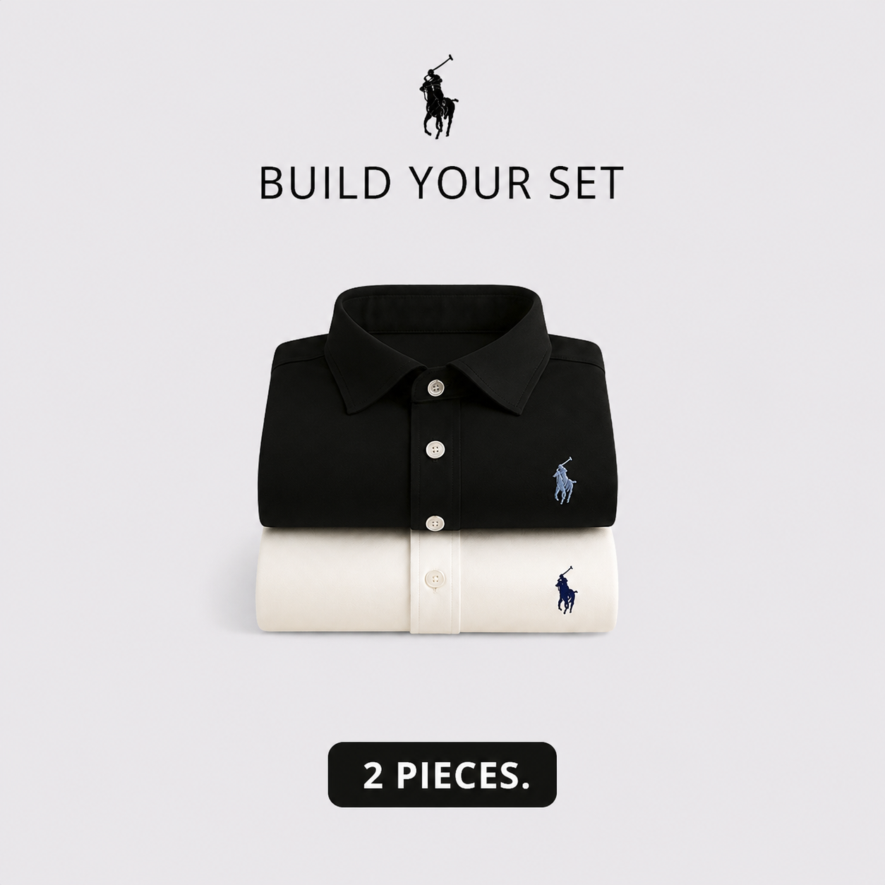 2-Piece Premium Dress Shirt Set