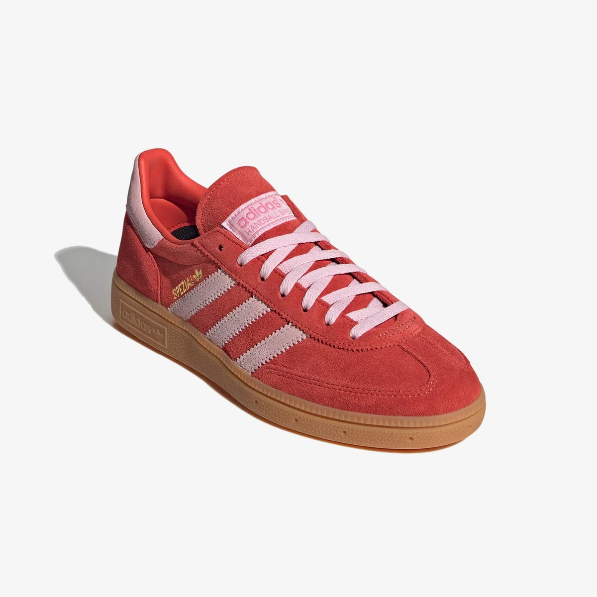 Wmns Adidas Handball Spezial ‘Bright Red Clear Pink’