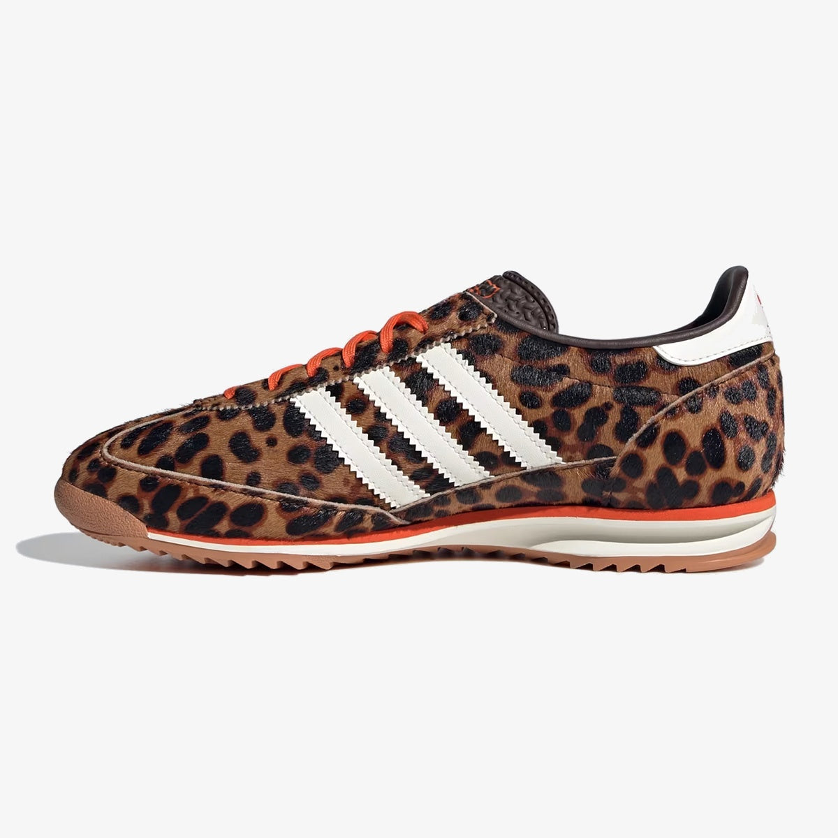 women's sl72 og - Women’s SL72 OG sneaker with cheetah print pony hair and orange topline