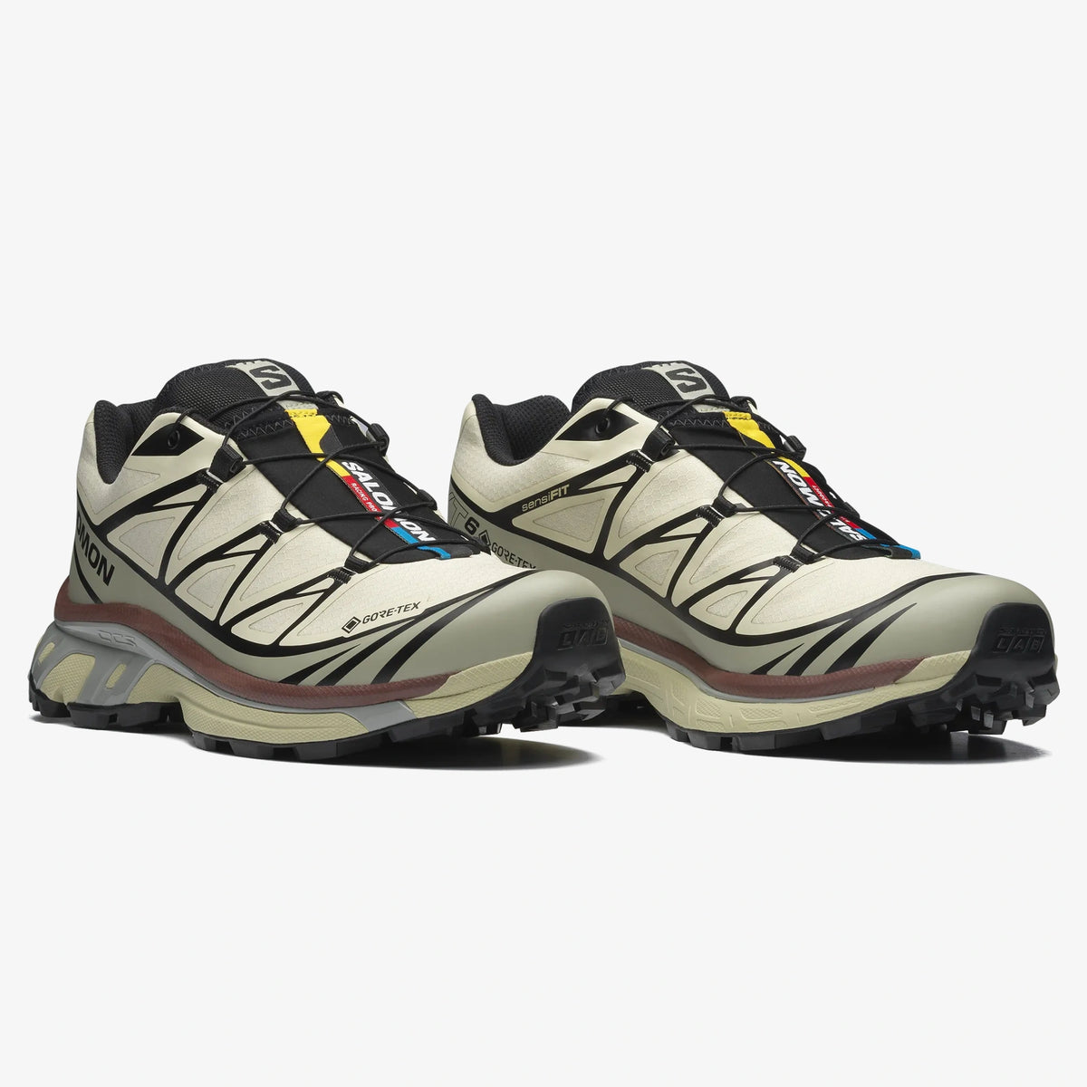 salomon green gore-tex shoe - Side product view