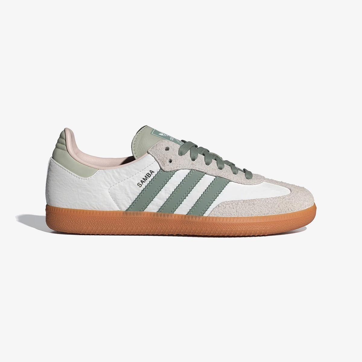 Wmns Adidas Samba OG ‘White Silver Green’