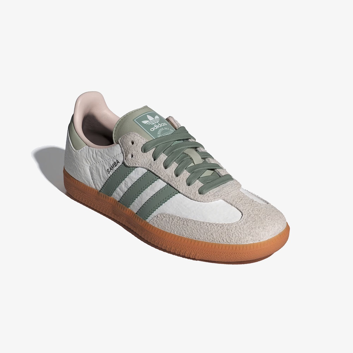 Wmns Adidas Samba OG ‘White Silver Green’