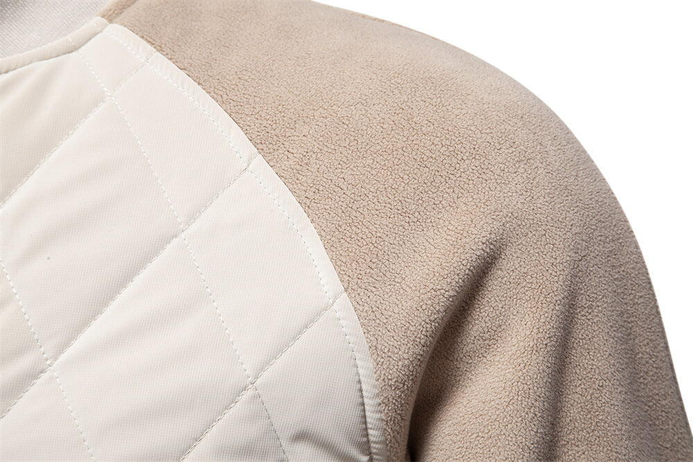 Herren Steppjacke im College-Stil
