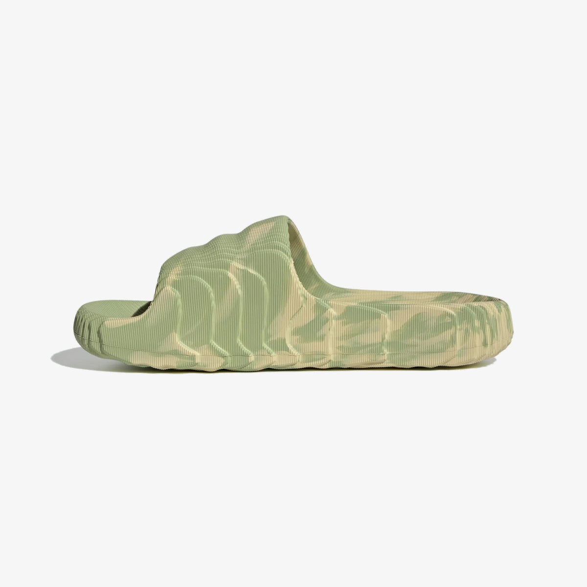 Adidas Adilette 22 Slides ‘Magic Lime Desert Sand’