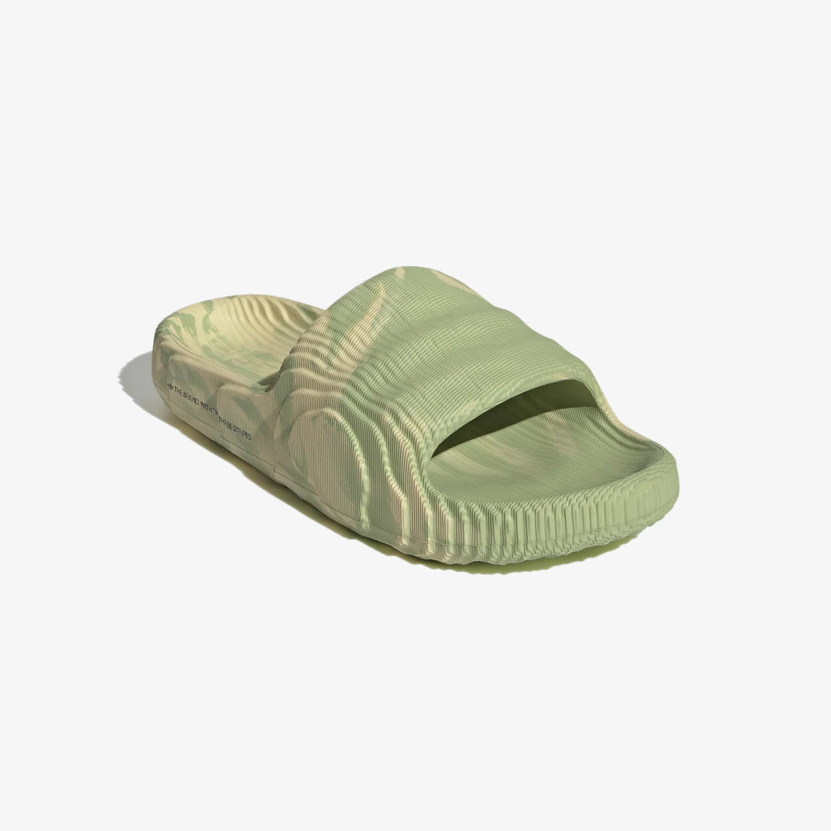 Adidas Adilette 22 Slides ‘Magic Lime Desert Sand’