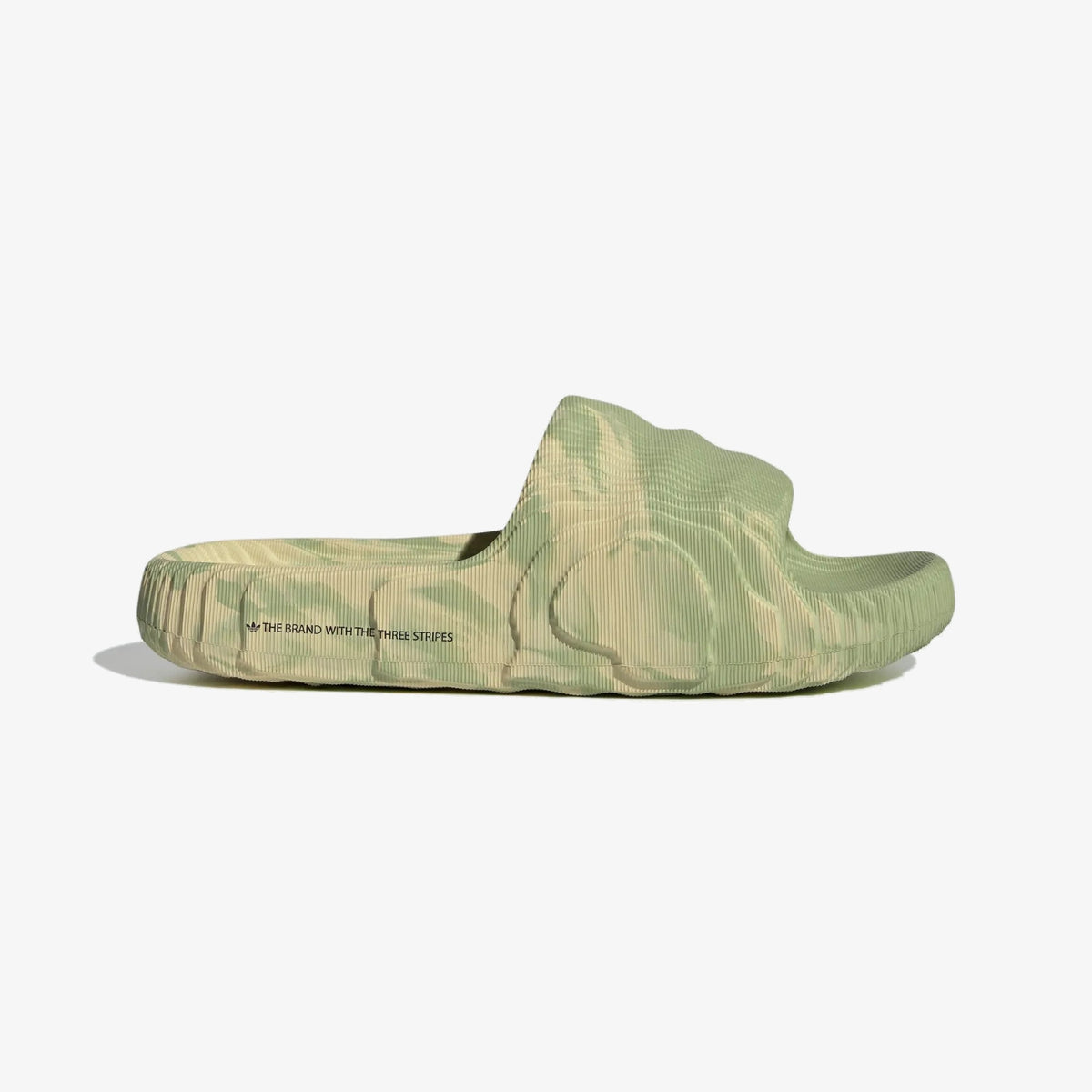 Adidas Adilette 22 Slides ‘Magic Lime Desert Sand’