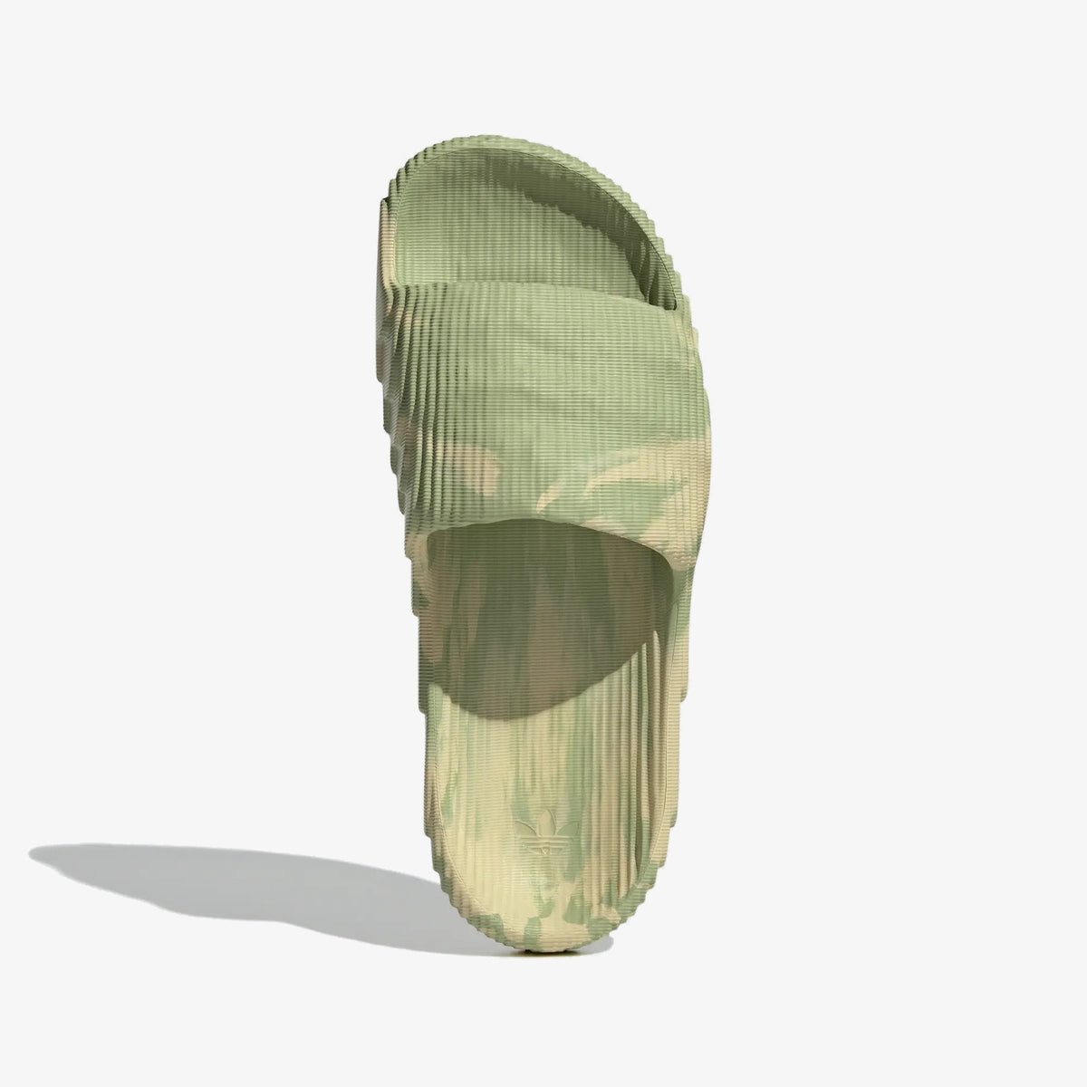 Adidas Adilette 22 Slides ‘Magic Lime Desert Sand’