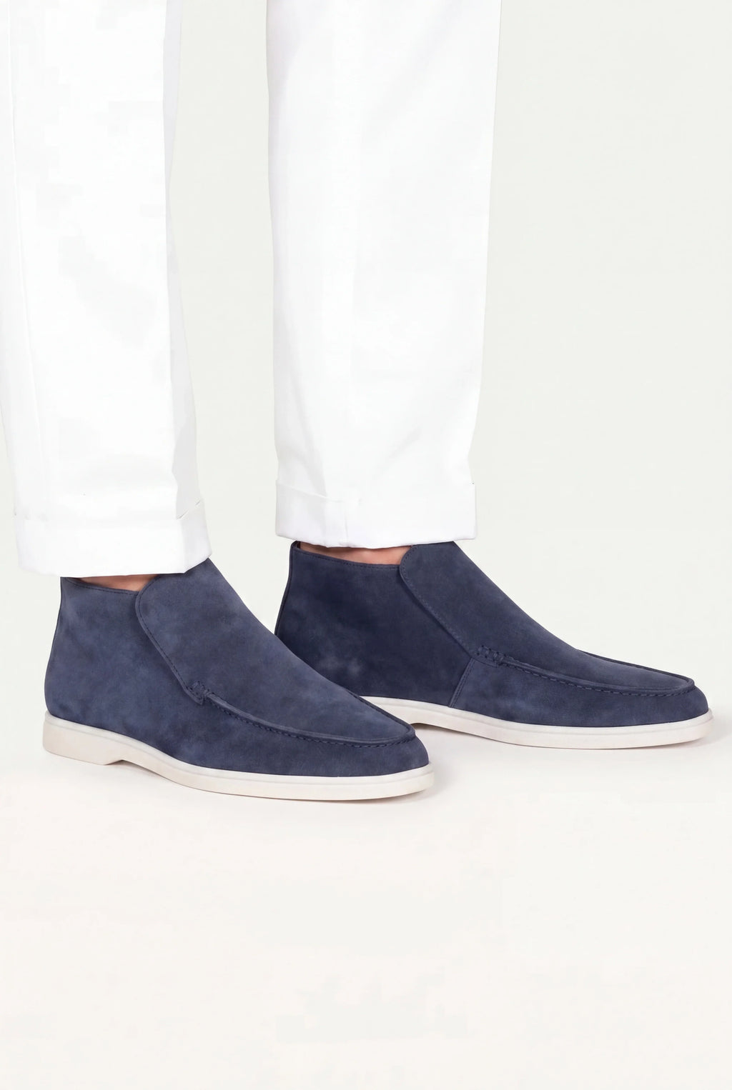 Navy City Loafers