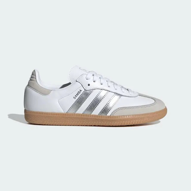 AD Samba OG Women's Cloud White Silver Metallic