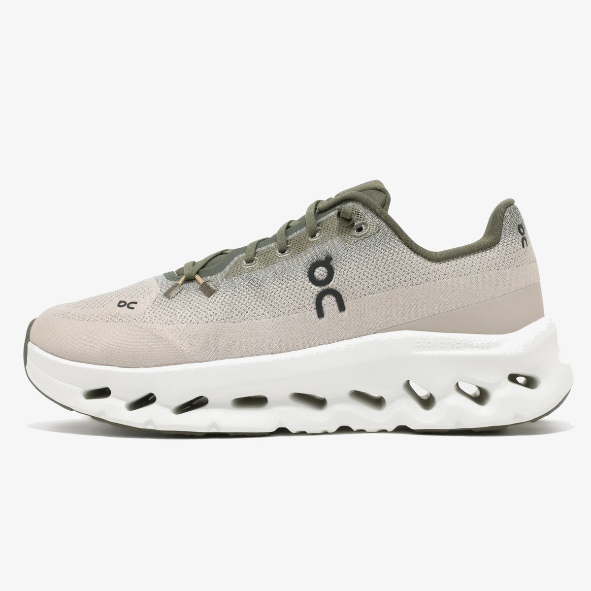 men's cloudtilt sneaker - Men's olive and desert Cloudtilt sneaker with lightweight engineered mesh and cushioned midsole.