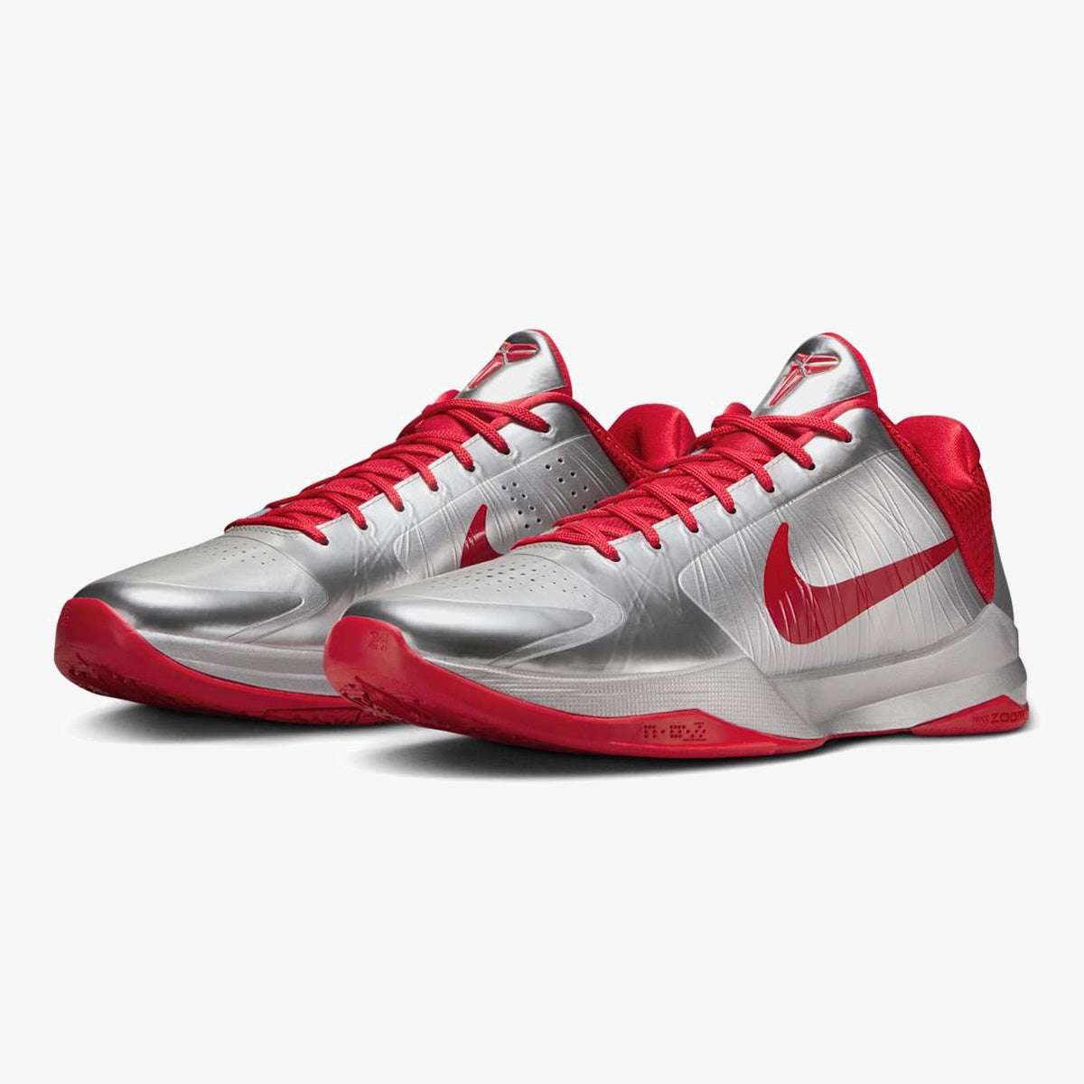 nike kobe 5 protro metallic silver - Side product view