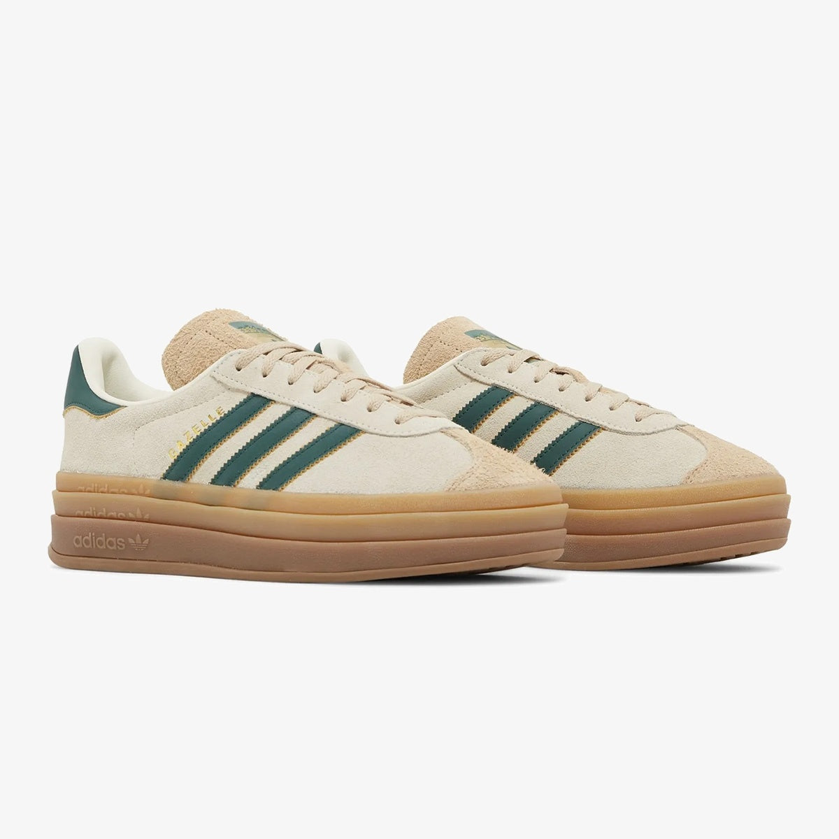 Wmns Adidas Gazelle Bold ‘Cream Collegiate Green’