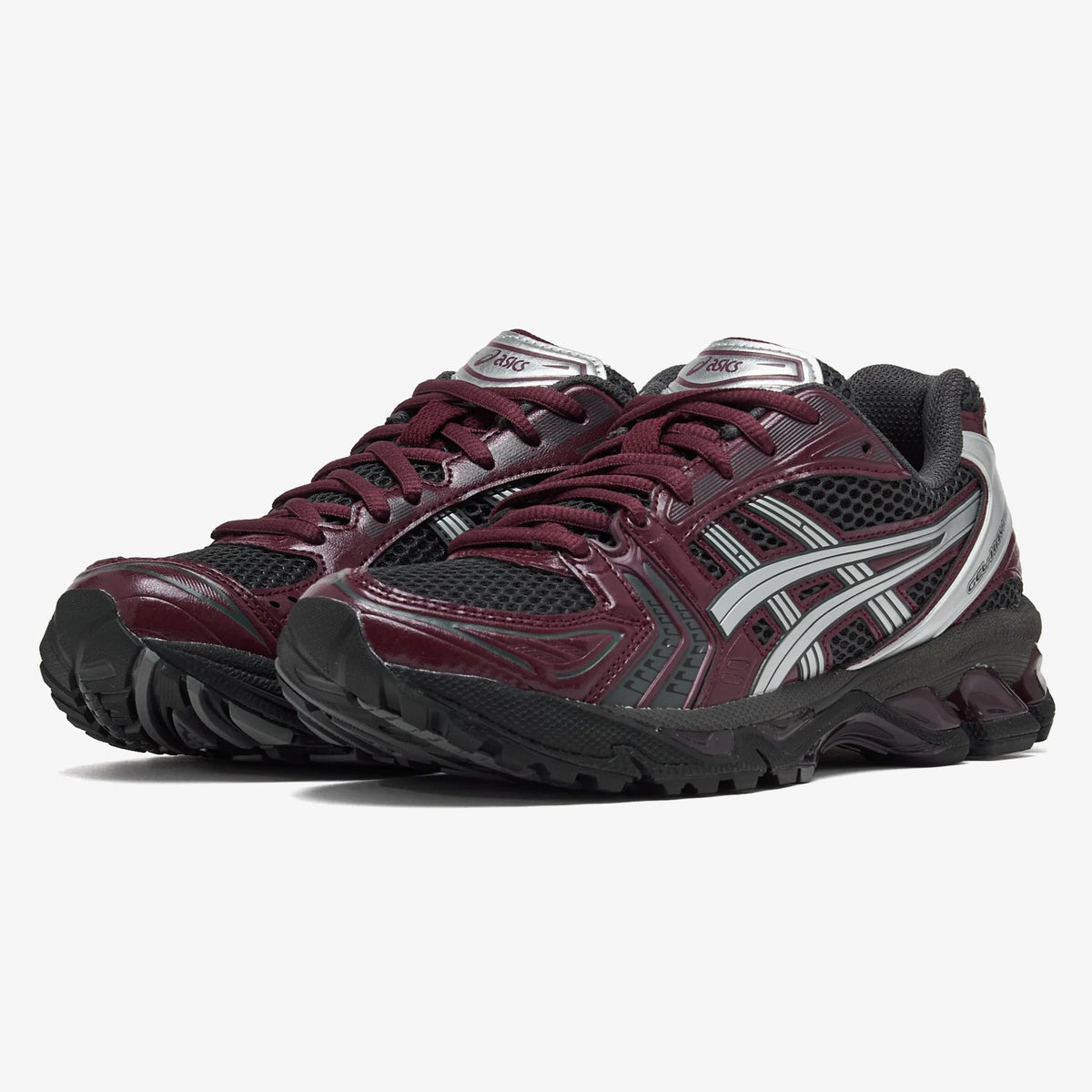 gel kayano obsidian grey sneaker - Side product view